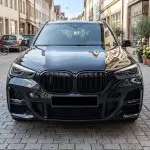 Performance Front kidney Grille for BMW X1 F48 LCI (19-22), glossy black