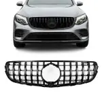 GT R Panamericana style Front Grille for Mercedes-Benz GLC W253 / C253 / X253 (15-19), glossy black