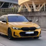HAUER Front Bumper Lip Spoiler for BMW G20 / G21 LCI (22-26) M-Pack, glossy black