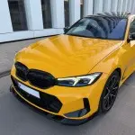HAUER Front Bumper Lip Spoiler for BMW G20 / G21 LCI (22-26) M-Pack, glossy black