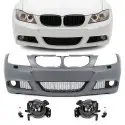 M-Pack Front Bumper for BMW E90 / E91 LCI (08-11), with clear fog lights