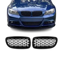 Diamond Front kidney Grille set for BMW E90 / E91 LCI...