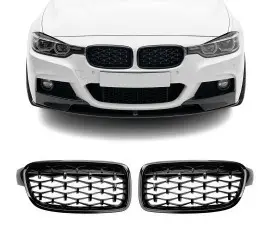 Diamond Front Kidney Grille set for BMW F30 / F31,...