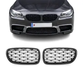 Diamond Front Kidney Grille set for BMW F10 / F11,...