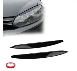 Headlight Eyebrows / Trims set for VW Golf MK6...