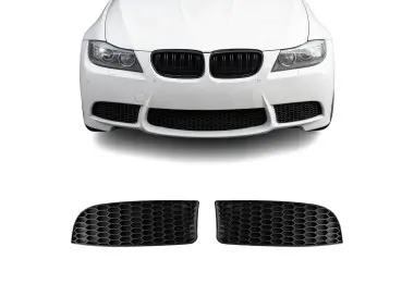 Fog Light Delete Grille / Covers set for BMW E90 / E91 / E92 / E93 with M3 style bumper