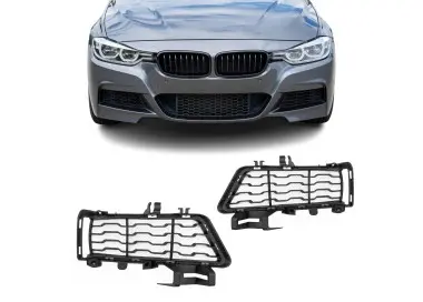 Front bumper Fog light delete Grille set for BMW F30 / F31 with M-Pack bumper