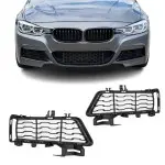 Front bumper Fog light delete Grille set for BMW F30 / F31 with M-Pack bumper