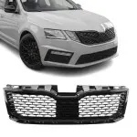 WR Front Grille for Skoda Octavia MK3 (17-20) facelift, glossy black