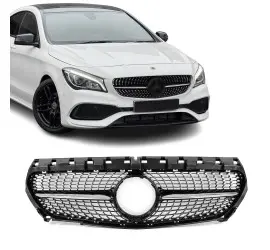 Diamond Front Grille for Mercedes-Benz CLA C117...