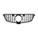 Front grille for Mercedes-Benz GLE W166 (15-19), black + chrome 