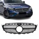 Diamond Front Grille for Mercedes W213 / S213 / C238 / A238, chrome + black