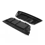 RS-style Fog Light Grille / Covers set for Audi A4 B9 (15-19) standard version, without distronic, glossy black