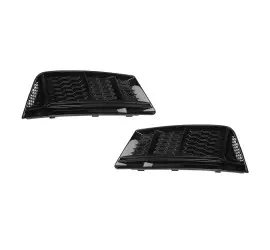 RS-style Fog Light Grille / Covers set for Audi A4 B9...