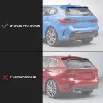Performance Roof Spoiler for BMW F40 (M-Sport Pro / M135), glossy black