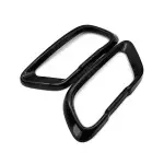 Exhaust Covers / Trims set for BMW X5 G05 / X6 G06 / X7 G07 with M-Pack, glossy black