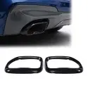 Exhaust Covers / Trims set for BMW X3 G01 / X4 G02 PRE-LCI (18-21), glossy black