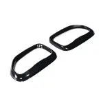 Exhaust Covers / Trims set for BMW X3 G01 / X4 G02 PRE-LCI (18-21), glossy black