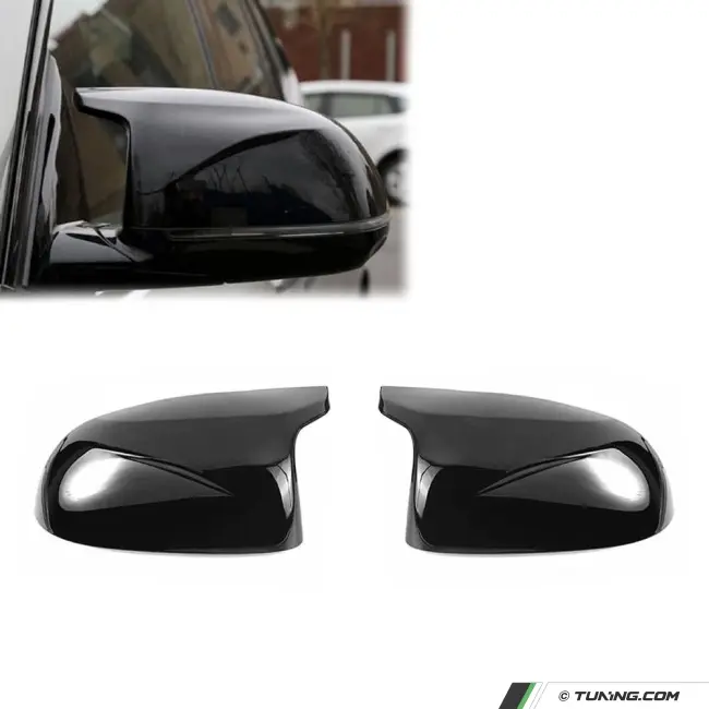 M style Mirror Caps set for BMW F15, F16, F25 LCI, F26, glossy black