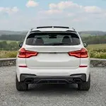 MX-style Rear Bumper Diffuser for BMW X3 G01 PRE-LCI (18-21) with M-Pack, glossy black