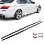 Performance side skirt extensions for BMW F10 / F11 (11-18), glossy black