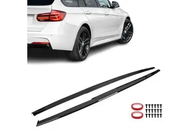 Performance Side Skirt Extensions for BMW F30 / F31, glossy black