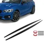 Performance Side Skirt Extensions set for BMW F20 / F21 (11-19), glossy black
