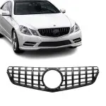 Panamericana GT-style Front Grille for Mercedes C207 / A207 pre-facelift (09-13), glossy black