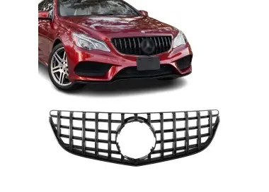 Panamericana GT-style Front Grille for Mercedes C207 / A207 facelift (13-17), glossy black