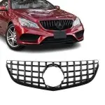 Panamericana GT-style Front Grille for Mercedes C207 / A207 facelift (13-17), glossy black