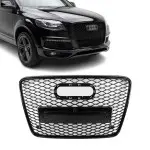 RS-style Front Grille for Audi Q7 4L (06-15), glossy black