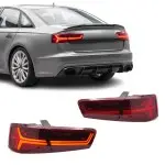 Full LED Tail Lights set for Audi A6 C7 sedan (11-14) pre-facelift