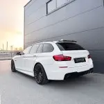 WR Rear Bumper Side Flaps - Splitters, set for BMW G30, G31 / F10, F11, glossy black