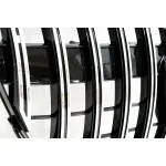 Front grille for Mercedes-Benz GLK X204 (12-15), black + chrome 