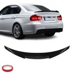 EVO M4-style Trunk Spoiler for BMW E90 (05-11), glossy black