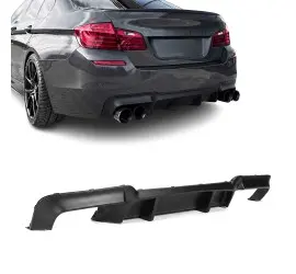 M5 style Diffuser for BMW F10 / F11 with rear M-Pack...