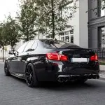 M5 style Diffuser for BMW F10 / F11 with rear M-Pack bumper, glossy black