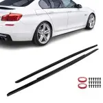 Performance side skirt extensions for BMW F10 / F11 (11-18), glossy black