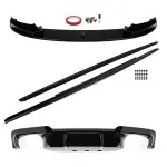 Performance Kit with M5 style Diffuser for BMW F10 / F11, glossy black