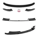 Front bumper Lip Spoiler for BMW E90 / E91 with M3 style bumper, glossy black