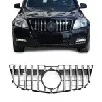 Front grille for Mercedes-Benz GLK X204 (12-15), black + chrome