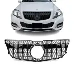 GT R Panamericana style Front Grille for Mercedes GLK X204 facelift (12-15), glossy black