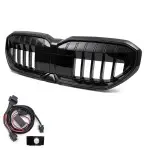 LED Front Grille with module for BMW G60 / G61 (23-), glossy black