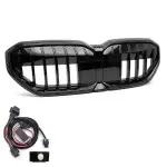 LED Front Grille with module for BMW G60 / G61 (23-), glossy black