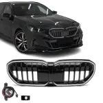 LED Front Grille with module for BMW G60 / G61 (23-), glossy black