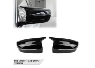 M style Mirror Caps set for BMW G11, G12, G15, G20, G22, G30, (RHD only), glossy black