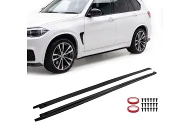 Performance Side Skirt Extensions set for BMW X5 F15 M-Pack / X5M F85, glossy black