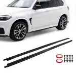 Performance Side Skirt Extensions set for BMW X5 F15 M-Pack / X5M F85, glossy black