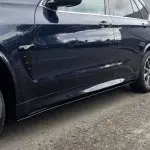 Performance Side Skirt Extensions set for BMW X5 F15 M-Pack / X5M F85, glossy black