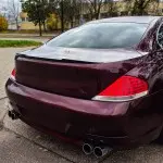 V-style Spoiler for BMW E63 Coupe (03-07) PRELCI, glossy black